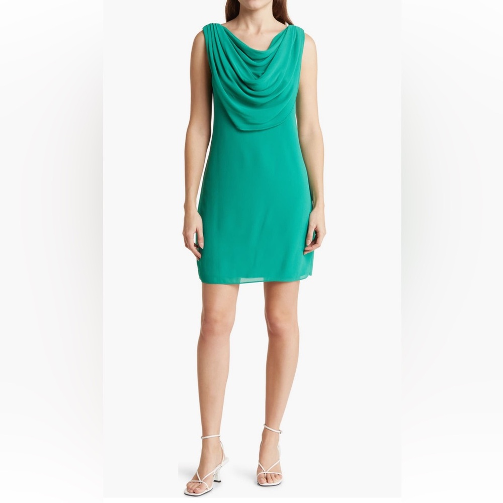 NWT Vince Camuto Cowl Neck Shift Dress size 14